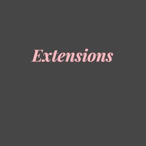 Extensions text