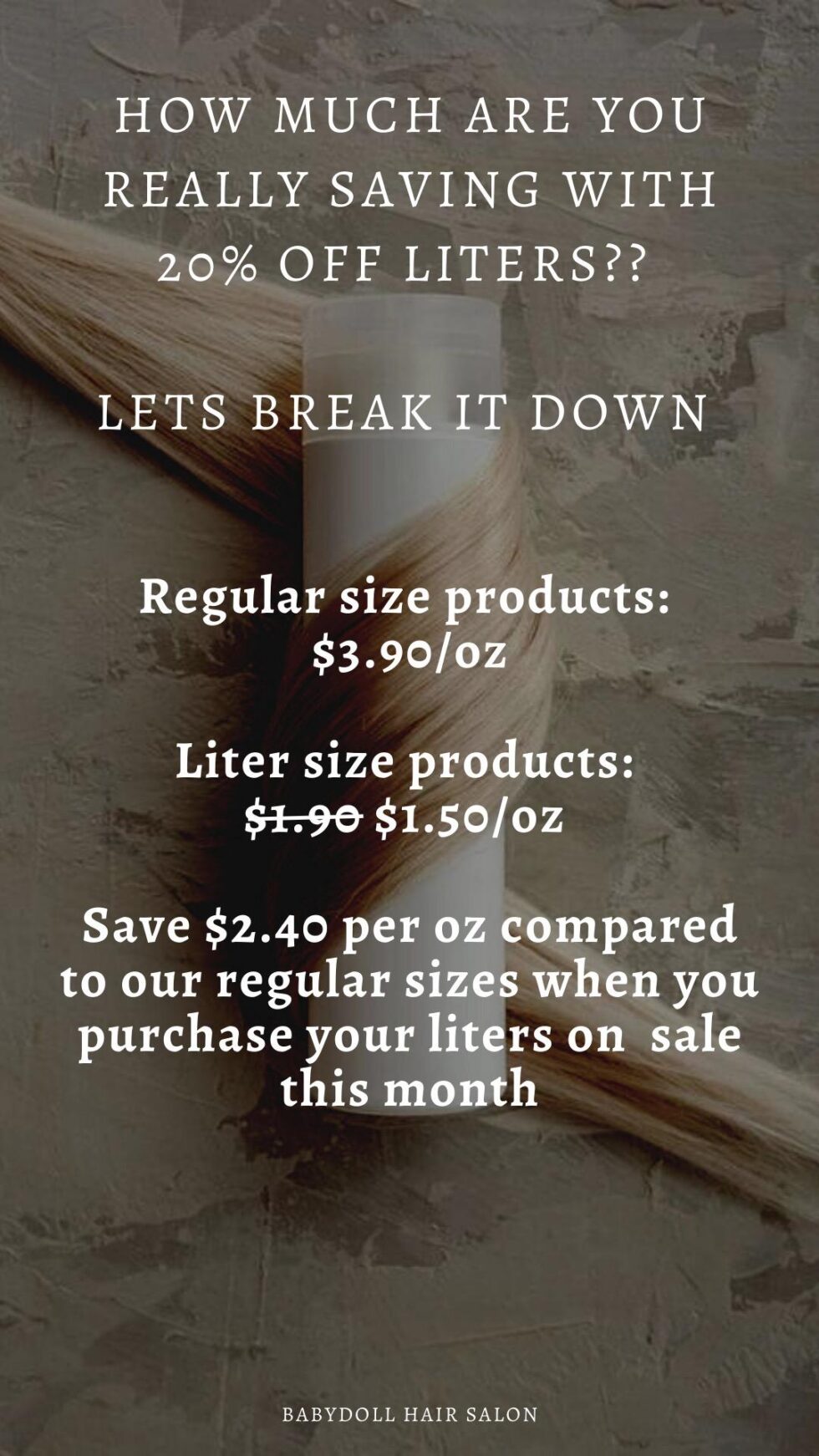 Special Offers & Salon Discounts Mesa, AZ Babydoll Hair Salon